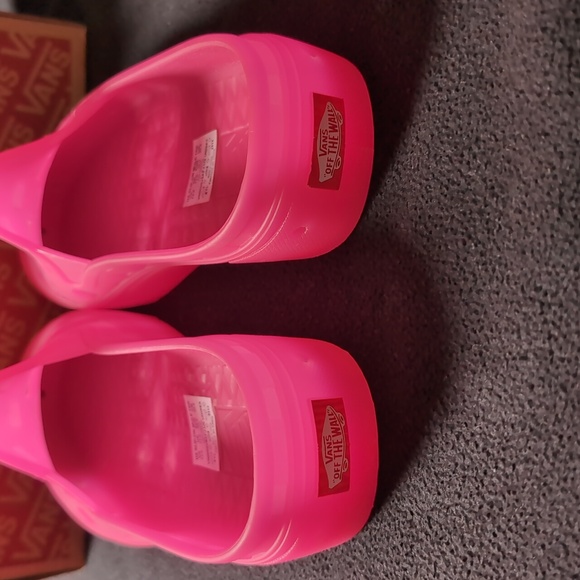 Vans Men's Hot Pink Slip-On Mule - Picture 4 of 5